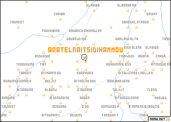 map of Aratel nʼAït Sidi Hammou