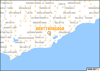 map of Arattanagoda