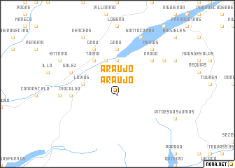 map of Araujo