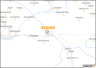 map of Aravan