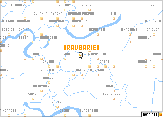 map of Aravbarien