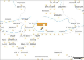 map of Araya