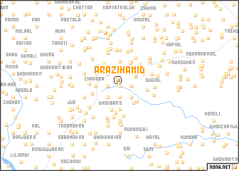 map of Ārāzi Hamīd