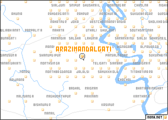 map of Ārāzi Mandalgāti