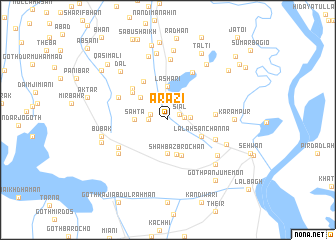 map of Arāzi