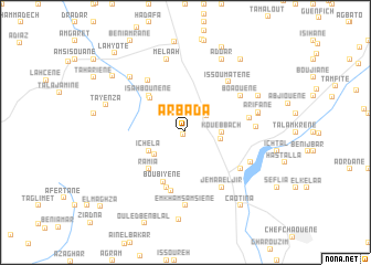 map of Arbada