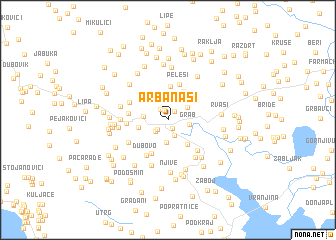 map of Arbanasi