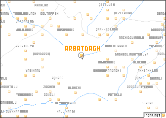 map of Arbat Dāgh