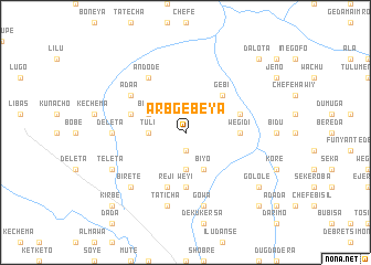 map of ‘Arb Gebeya