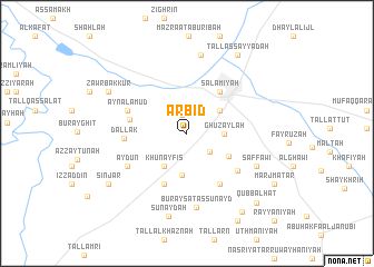 map of ‘Arbīd