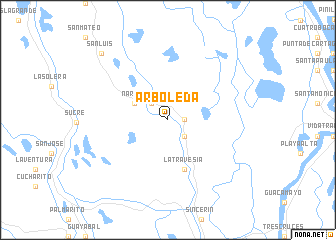 map of Arboleda
