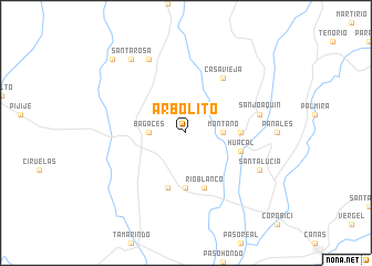 map of Arbolito