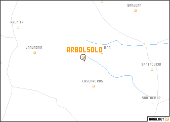 map of Árbol Solo