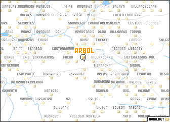 map of Árbol