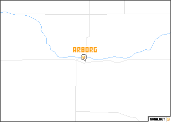 map of Arborg