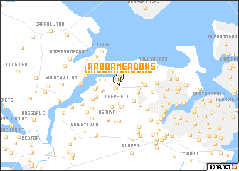 map of Arbor Meadows