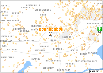 map of Arbour Park