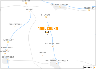 map of Arbuzovka