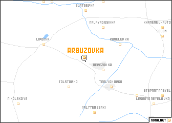 map of Arbuzovka