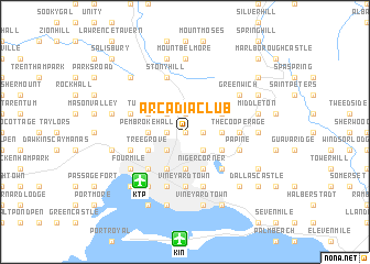 map of Arcadia Club