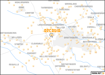 map of Arcadia