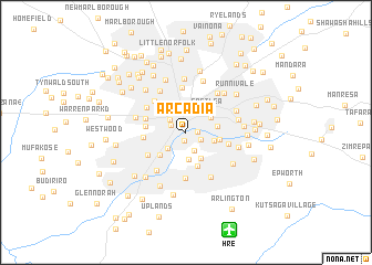 map of Arcadia