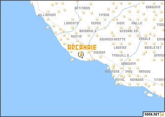 map of Arcahaie