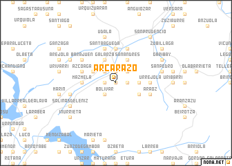 map of Arcarazo
