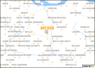 map of Arcera