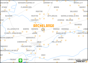 map of Archelange