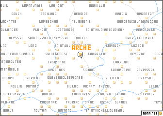 map of Arche