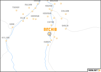 map of Archib