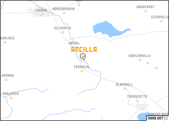 map of Arcilla