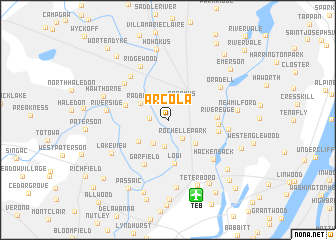 map of Arcola