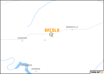 map of Arcola