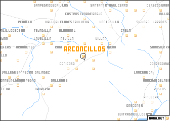 map of Arconcillos