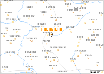 map of Ardabīlaq