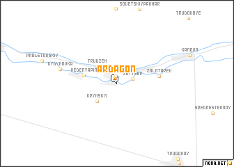 map of Ardagon