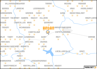 map of Ardan