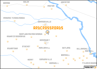 map of Ard Crossroads