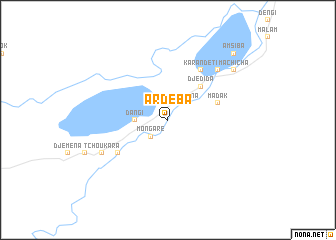 map of Ardéba