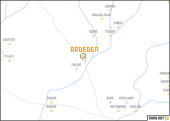 map of Ardéden