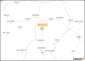 map of Arden
