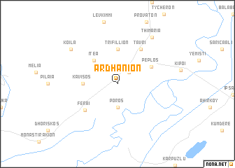 map of Ardhánion