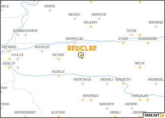 map of Ardıçlar