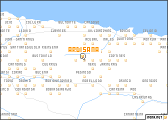 map of Ardisana