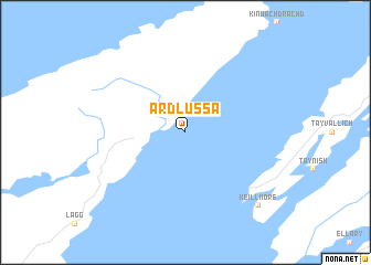 map of Ardlussa