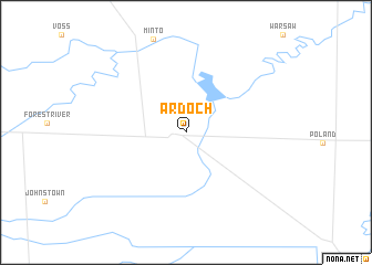 map of Ardoch