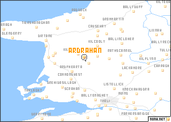 map of Ardrahan