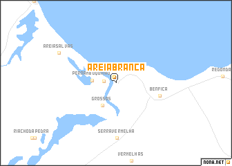 map of Areia Branca